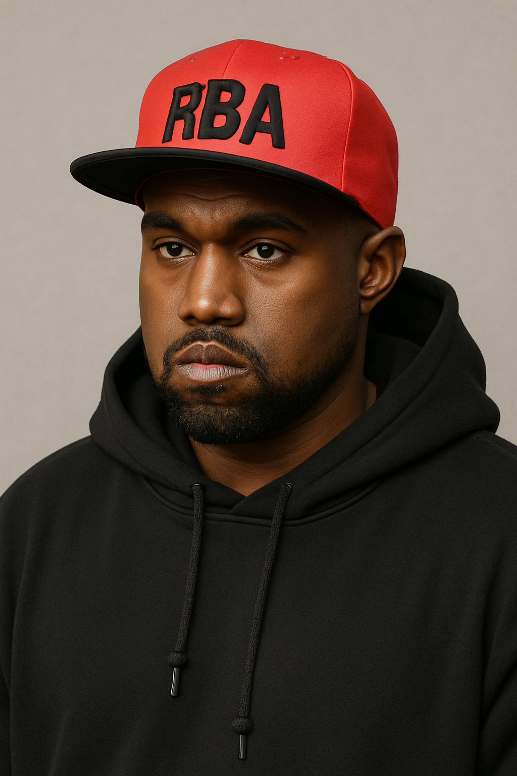 Kanye West đội snapback phối cùng áo hoodie cá tính